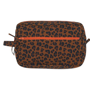 Bonton - Leopar Desenli Portföy | Kahverengi