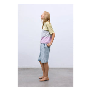 the new society - Bermuda de algodón | Azul denim