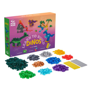 Plus-Plus - Set de exploración de dinosaurios - 600 piezas