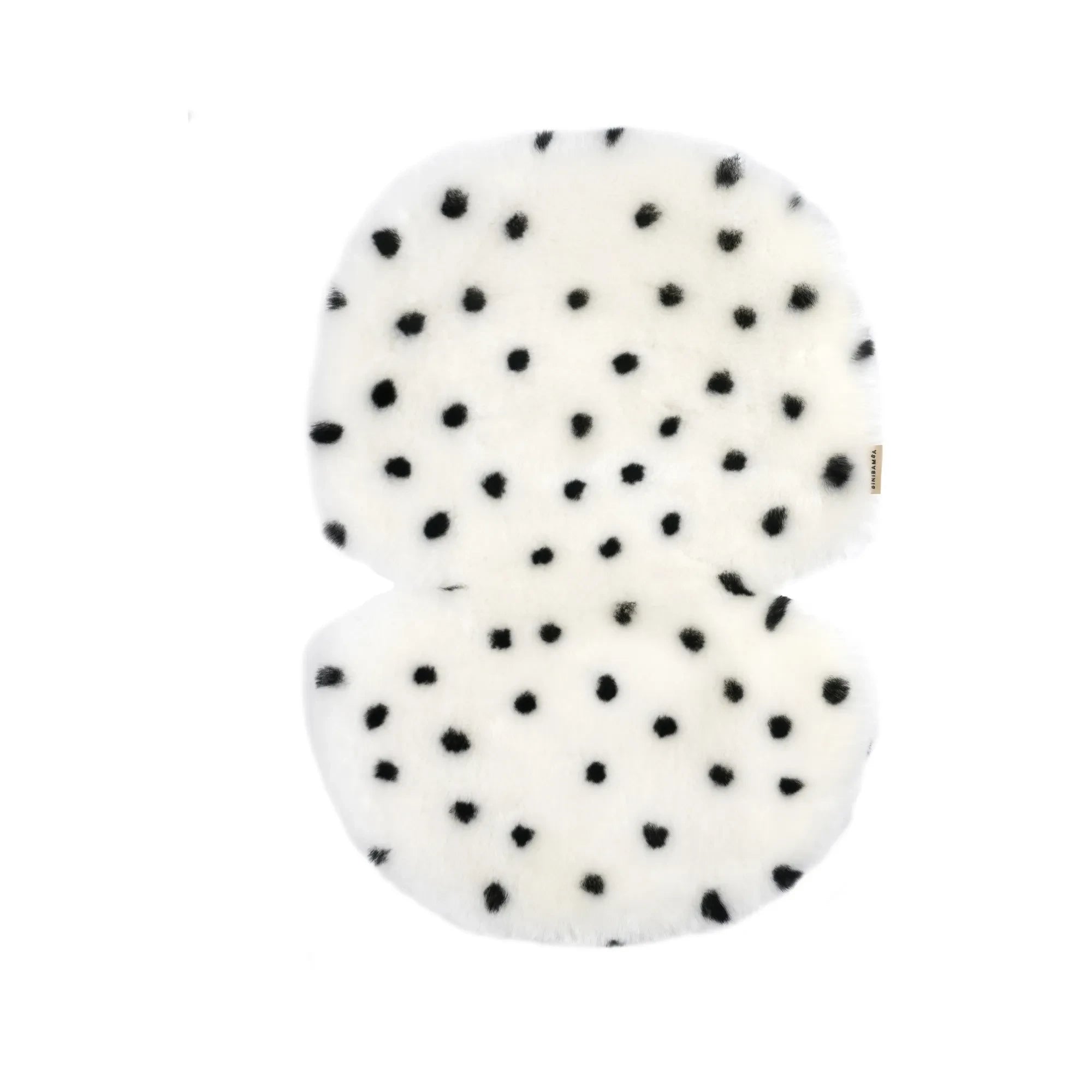 BINIBAMBA - Piel de cordero para cochecitos y portabebés - 68x44 cm | Dálmata