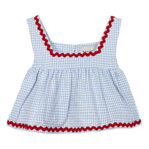 Mipounet - Top Sylvie Vichy | Azul Claro