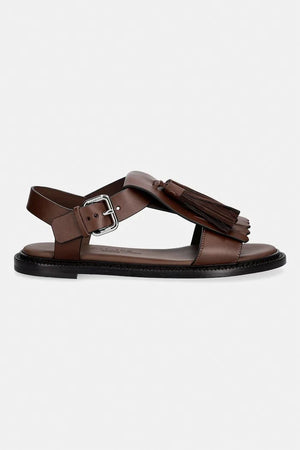 Sandalias de cuero para mujer Weekend Max Mara Wkaarte