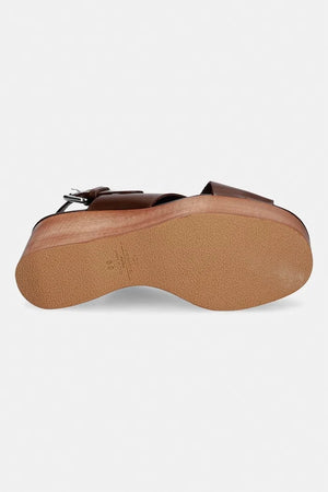 Sandalias de cuero Weekend Max Mara Wkaangio