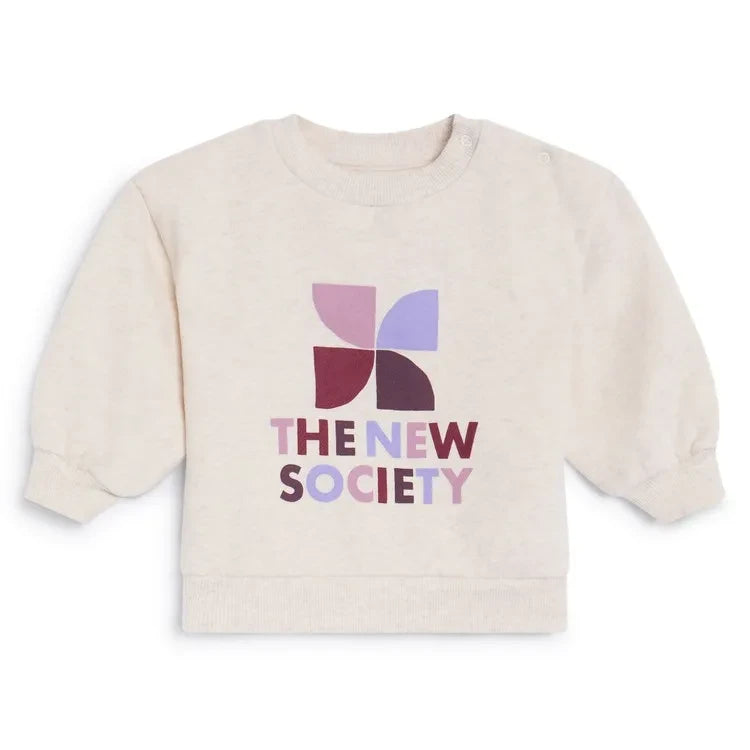 La nueva sociedad - Sudadera con logo de TNS Baby | Gri