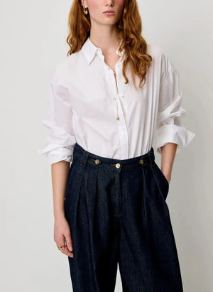 Sessùn - Camisa de algodón orgánico Neomi | Ecru