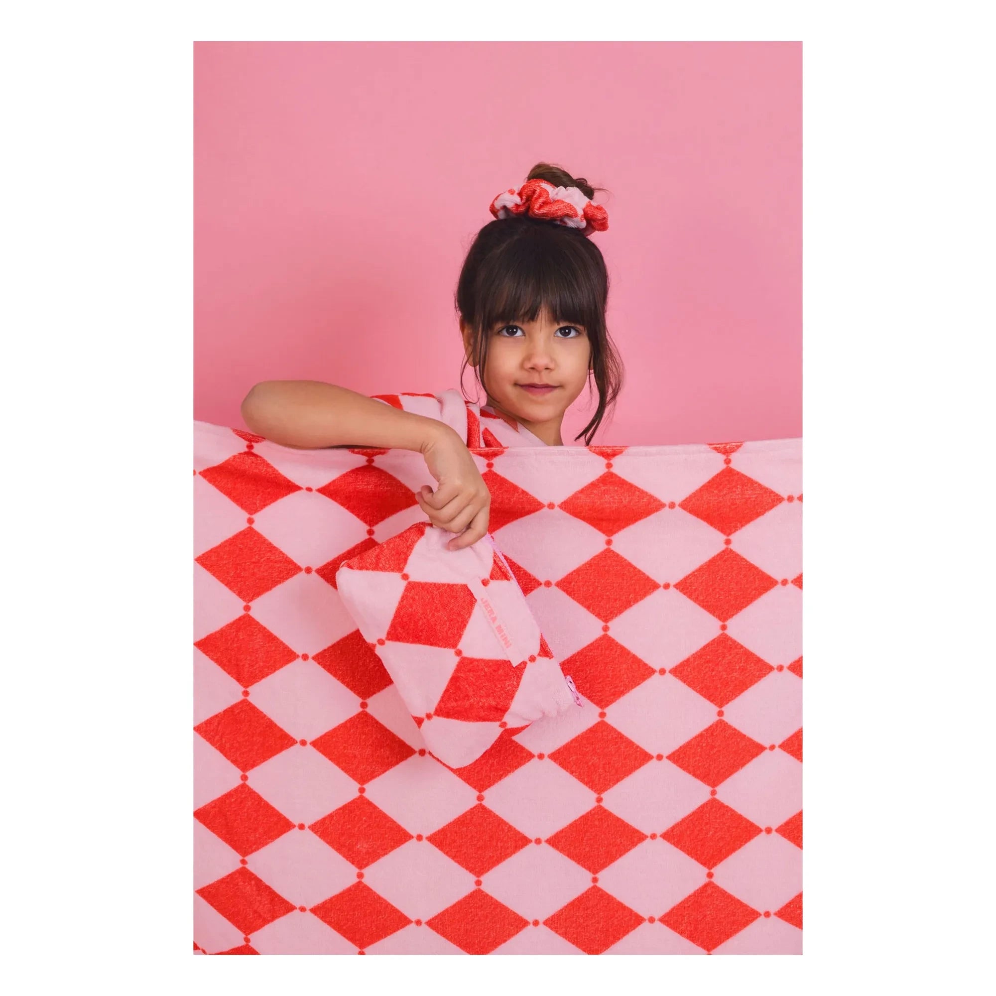 Jera Mini - Esponja Chouchou Losanges | Rosa