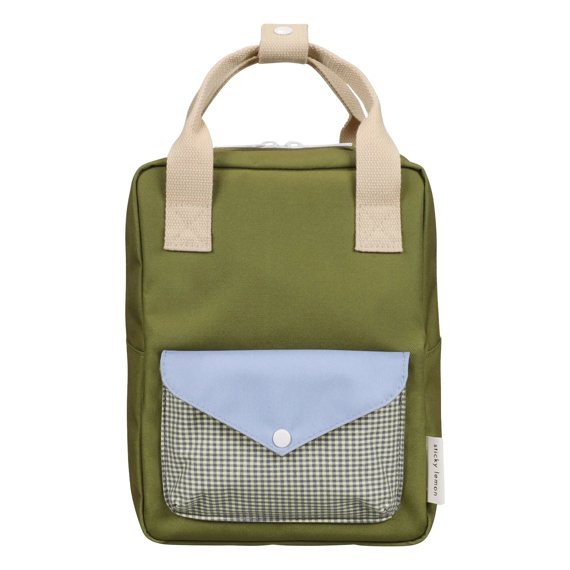 Sticky Lemon - Mochila Pequeña Sobre | Caqui