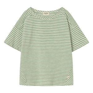 Cozmo - Camiseta de rayas | Verde prado