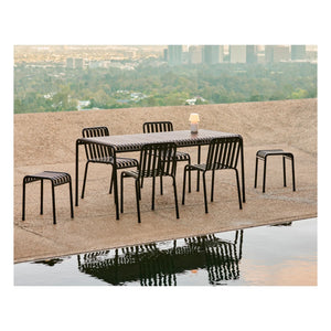 Hay - Mesa Palissade diseñada por Ronan y Erwan Bouroullec - 170 x 90 cm | Gris carbón