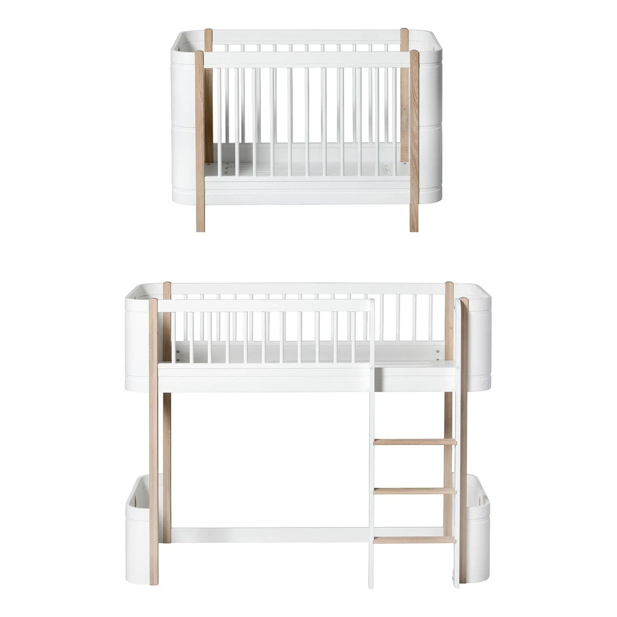 Oliver Furniture - Kit de Conversión de Cuna Mini + | Roble