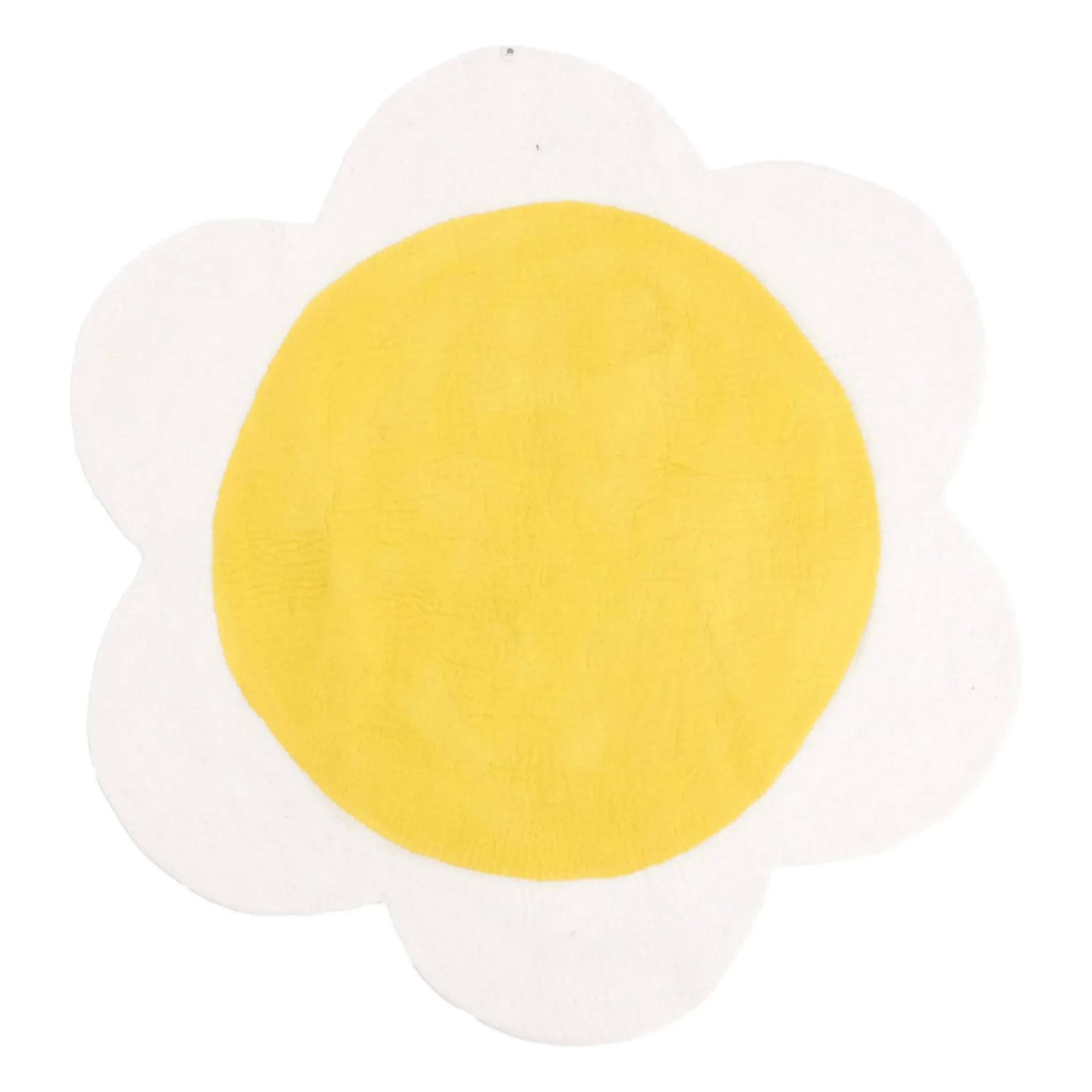 Muskhane - Alfombra de fieltro Daisy | Crudo