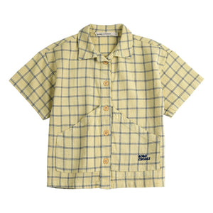 Bobo Choses - Camisa a cuadros de algodón orgánico | Amarillo