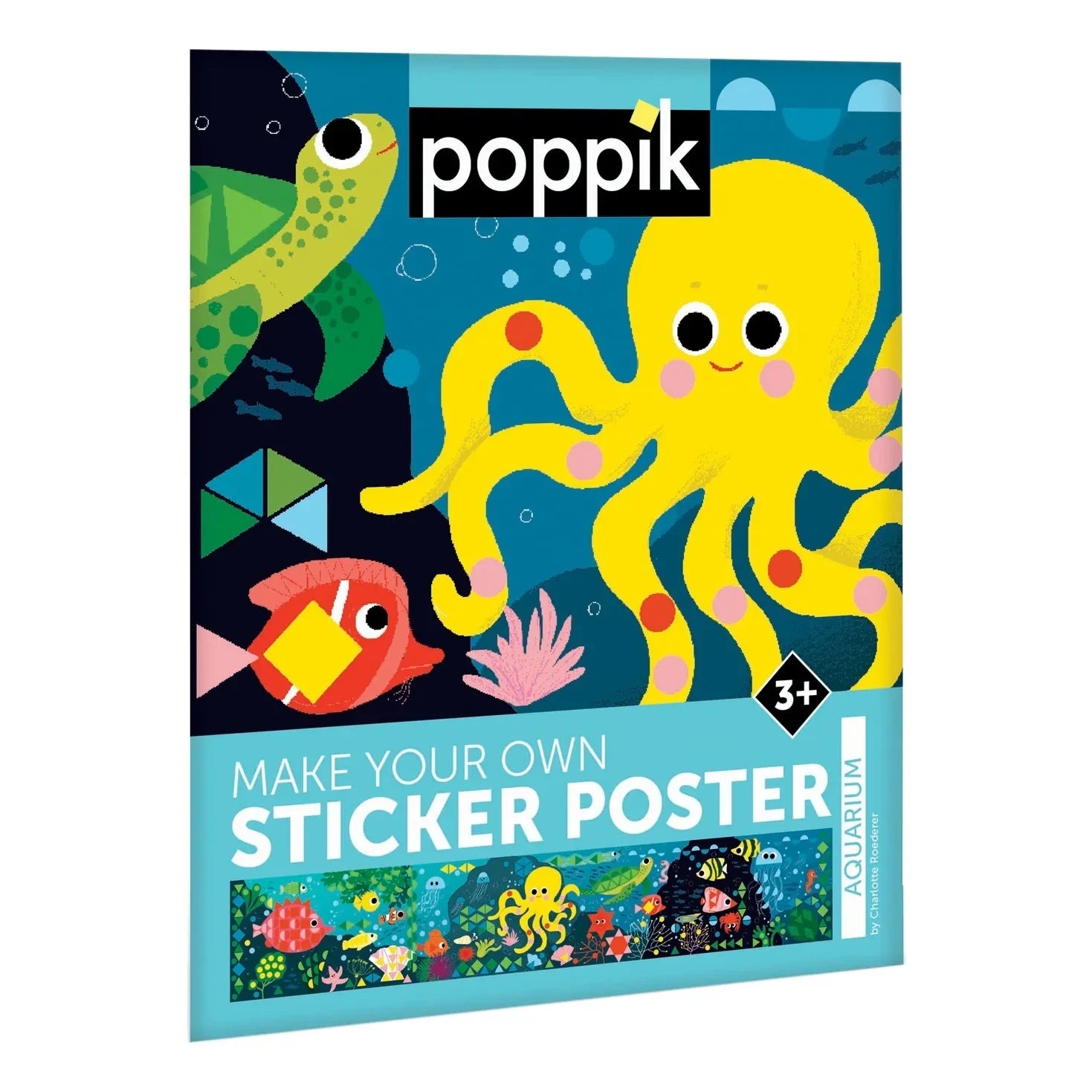 Poppik - Póster de pegatinas de acuario