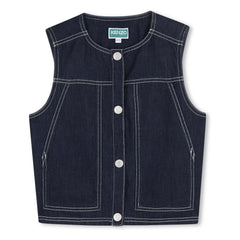 Kenzo - Chaqueta vaquera sin mangas Kenzo Garden | Azul oscuro