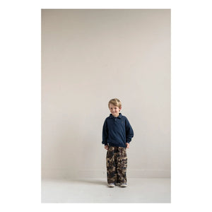 Jenest - Cameron organik pamuk polo yaka sweatshirt | Lacivert
