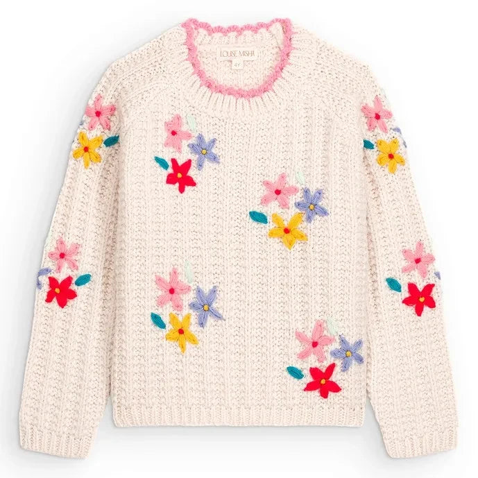Louise Misha - Jersey de lana Zuzanna | Crema
