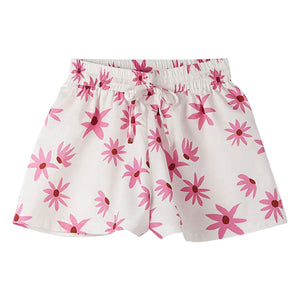 Fabula - Daisy Shorts con cordones | Blanco