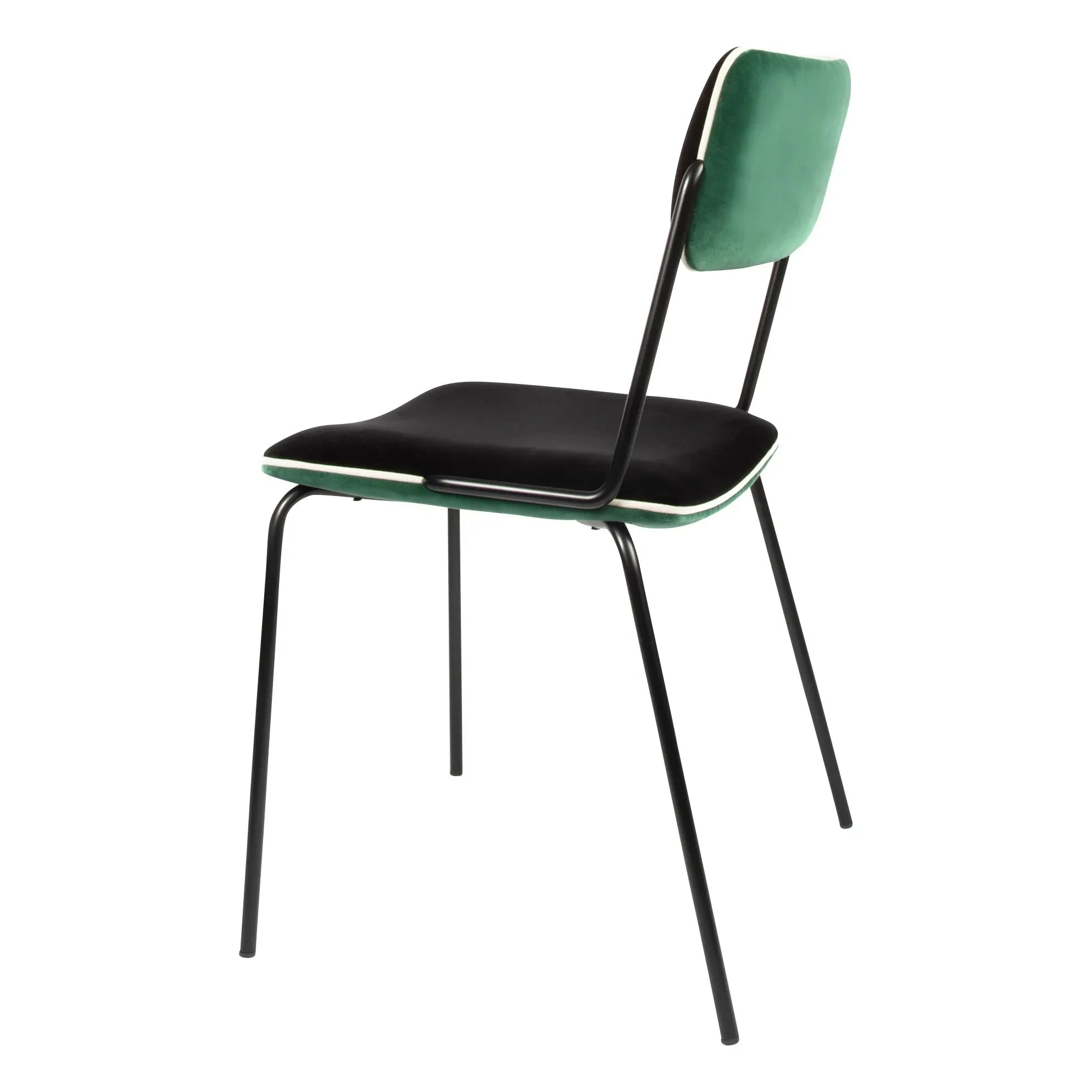 Maison Sarah Lavoine - Silla de terciopelo Double Jeu | Verde