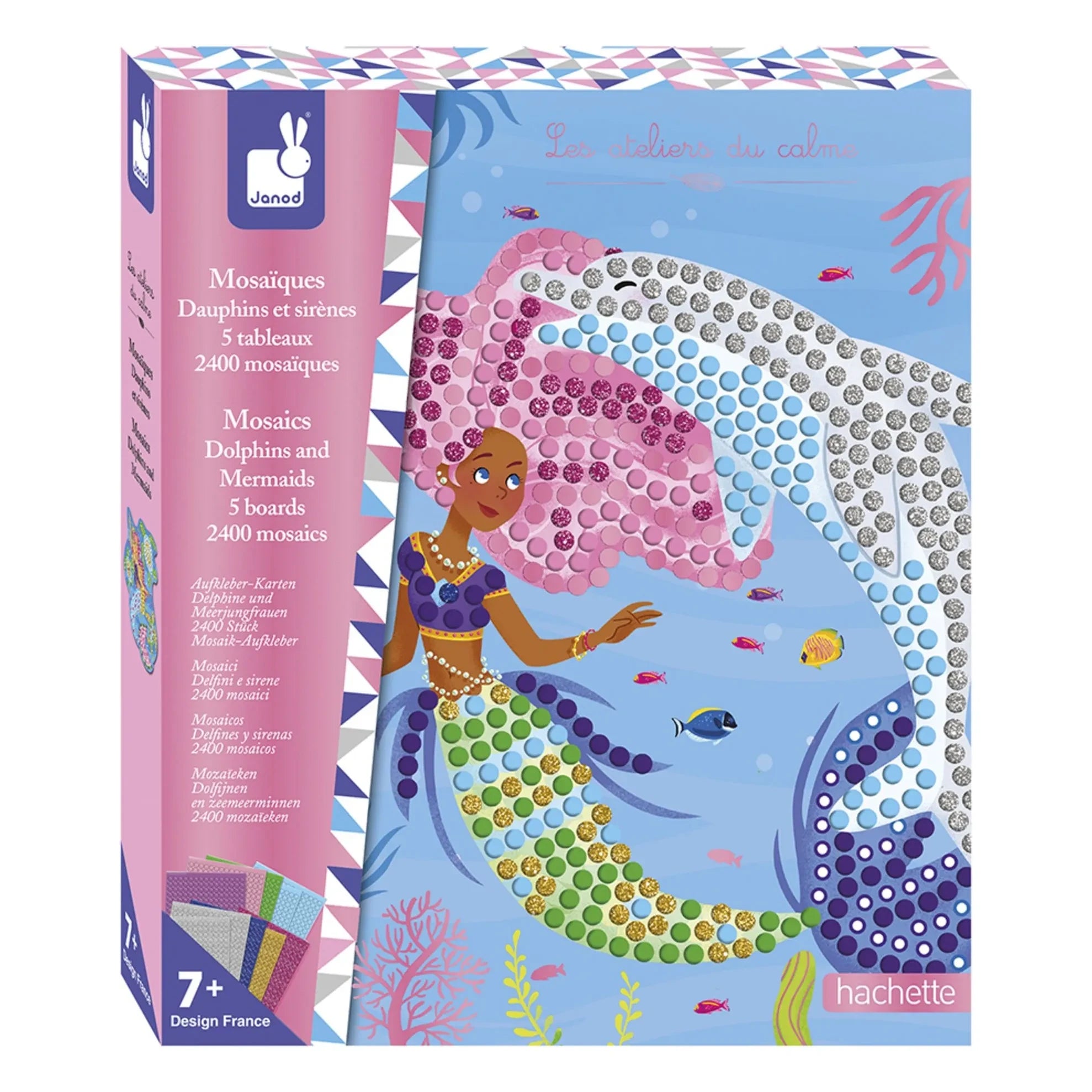 Janod - Mosaicos de Delfines y Sirenas - Janod x Hachette