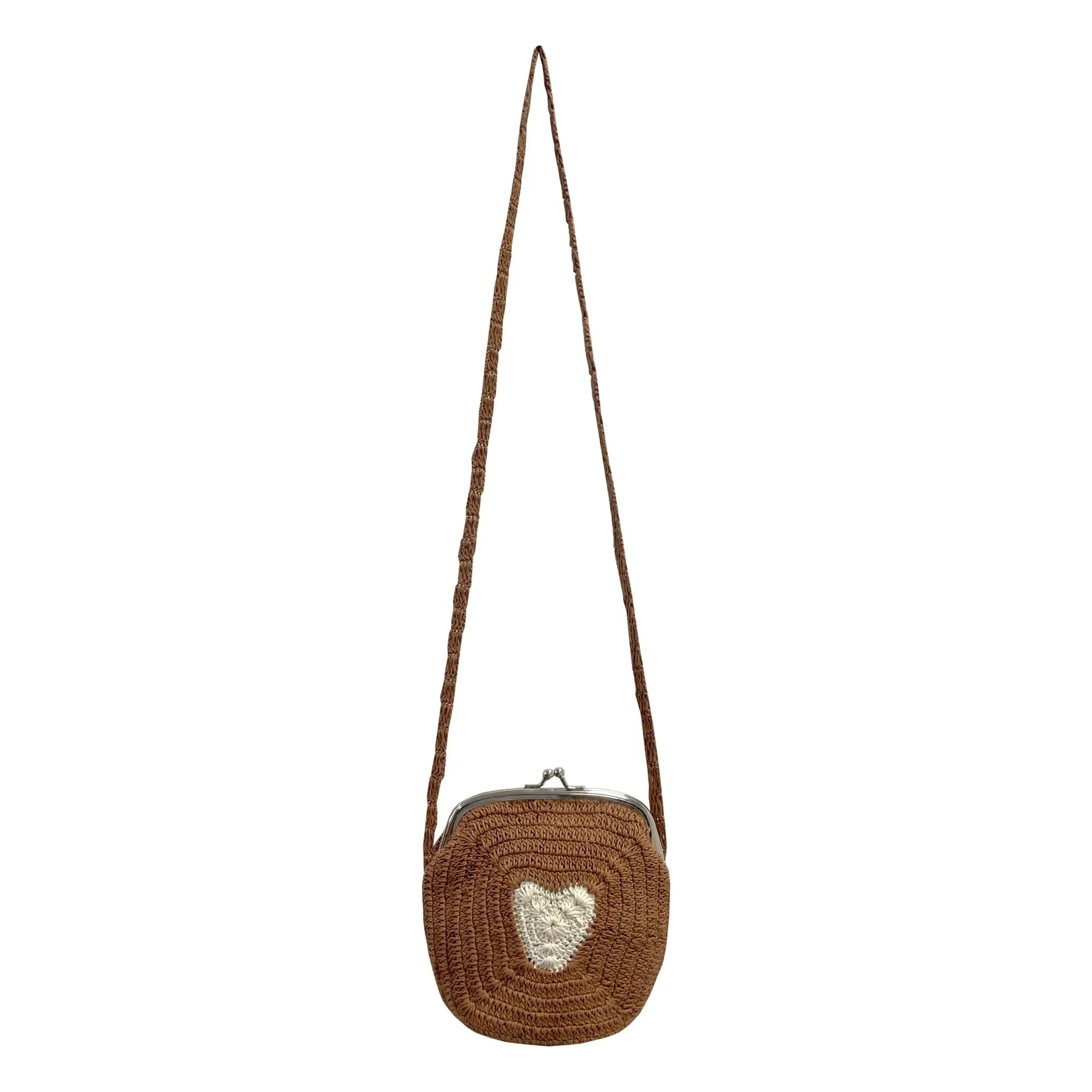 Emile et Ida - Bolso de hombro Corazón | Beige