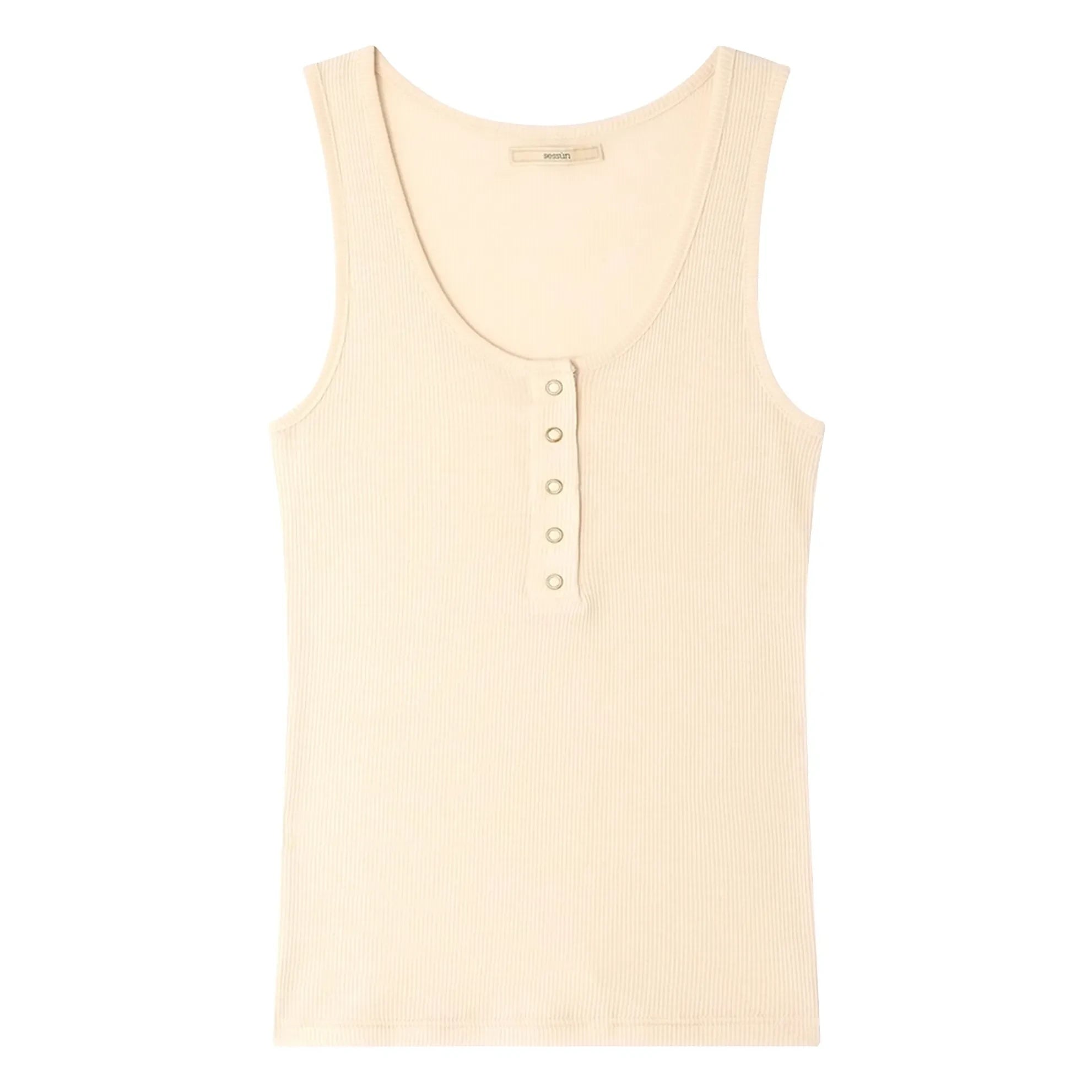 Sessùn - Camargo camiseta de tirantes | Crudo