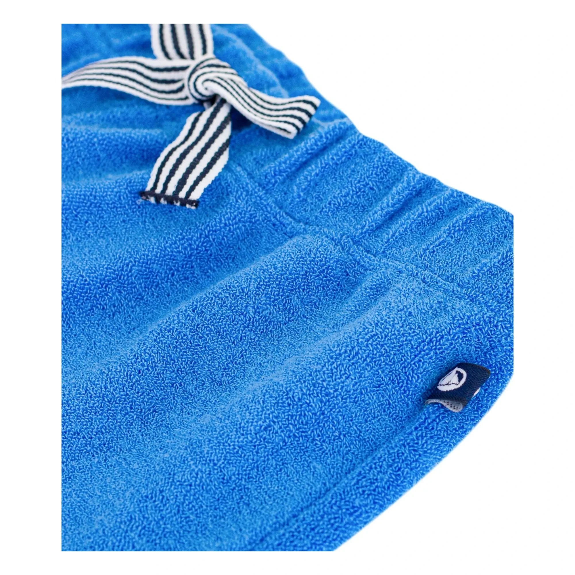 Petit Bateau - Pantalones cortos de felpa lisos | Azul real