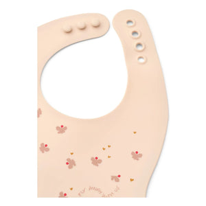 Liewood - Baberos de Silicona Ember - Set de 2 | Mini Butterfly/Apple Blossom
