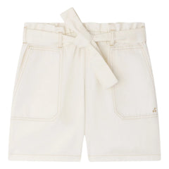 Bonpoint - Short con nudo de algodón orgánico Lorrie | Crudo