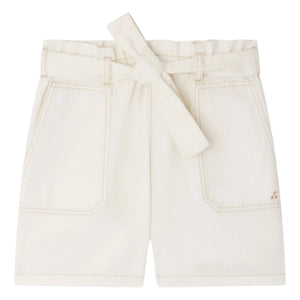 Bonpoint - Short con nudo de algodón orgánico Lorrie | Crudo