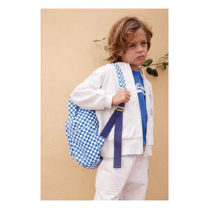 Bonton - MM Carreaux Mochila | Azul índigo