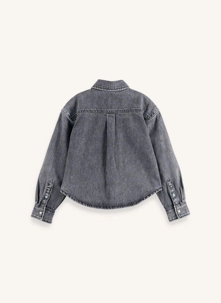 Scotch & Soda - Sobrecamisa denim | Gris