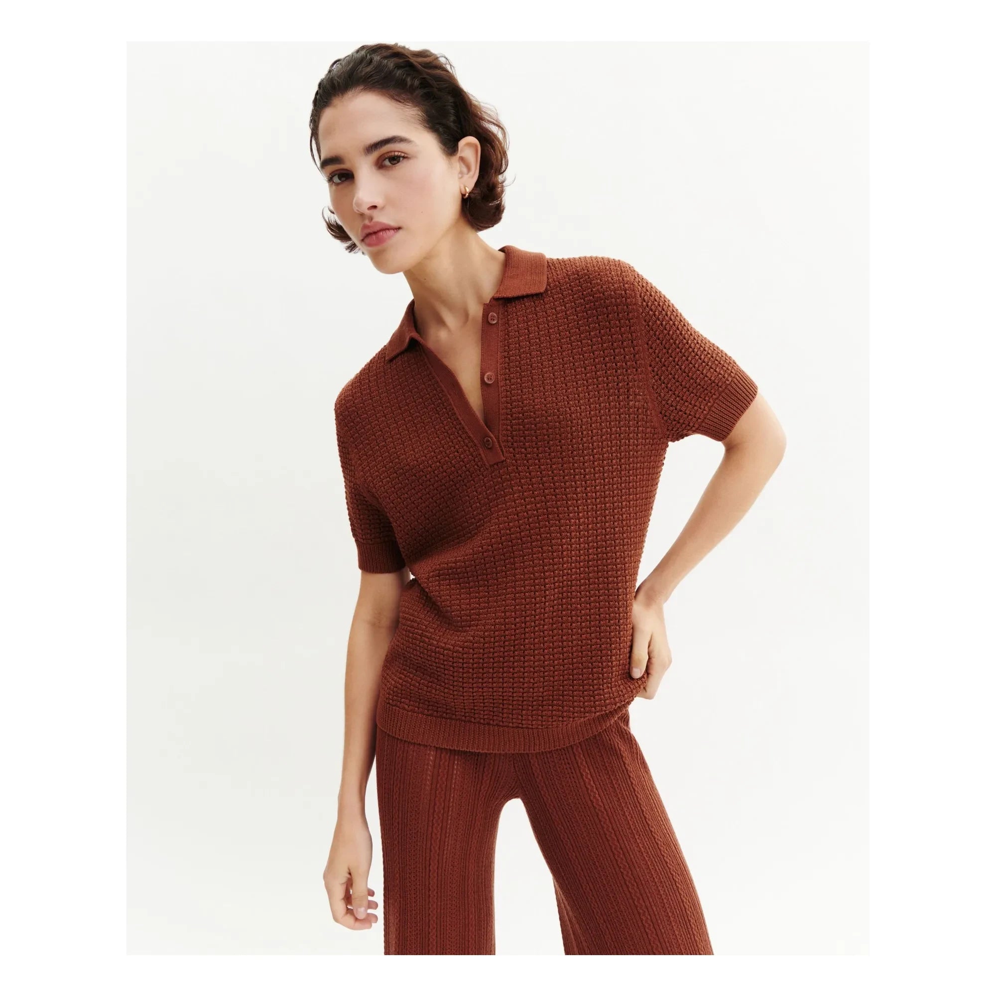 Bompard - Polo de punto calado gofrado | Hena