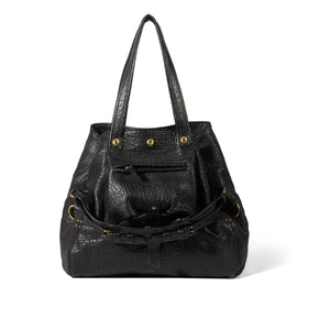 Jérôme Dreyfuss - Bolso de mano Billy de piel de cordero - M | Negro