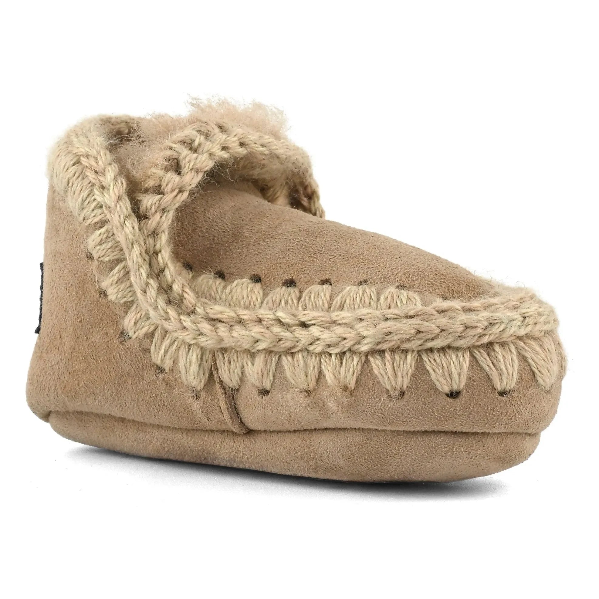 Mou - Zapatillas de estar por casa de ante estilo esquimal | Camel