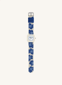 Mini Kyomo - Reloj de hibisco azul - Mini Kyomo x Taxi Brousse | Azul