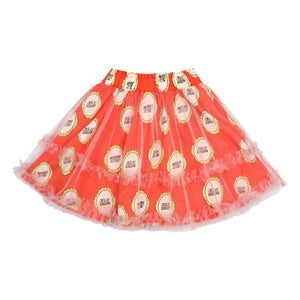 Jelly Mallow - Falda de Tul con Espejo | Naranja