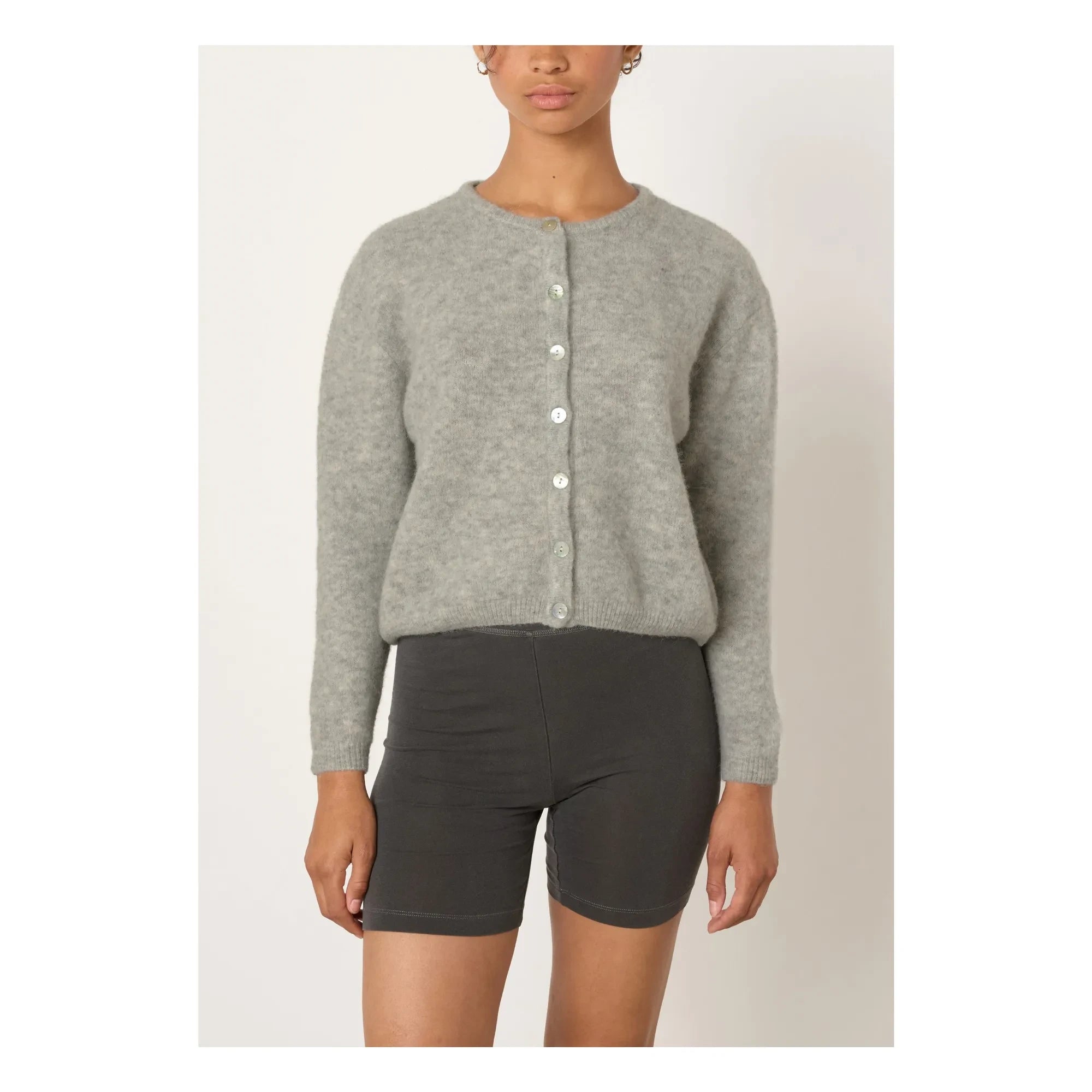 American Vintage - Chaleco de alpaca y lana Vitow | Gris claro