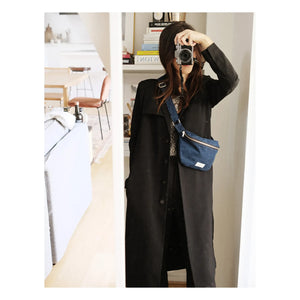 rivedroite - Riñonera Custine de denim reciclado | Denim bruto