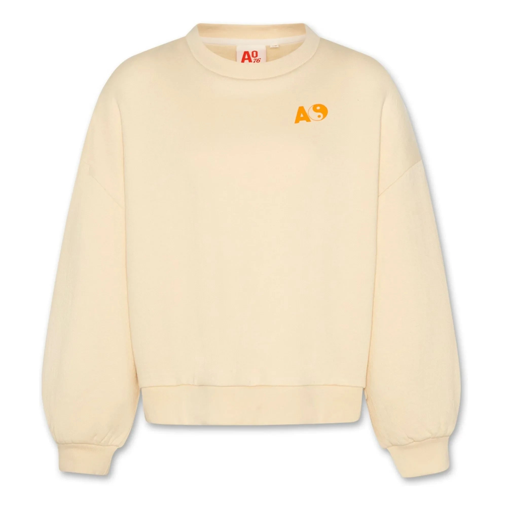 AO76 - Sudadera violeta Sorry | Beige