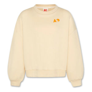 AO76 - Sudadera violeta Sorry | Beige