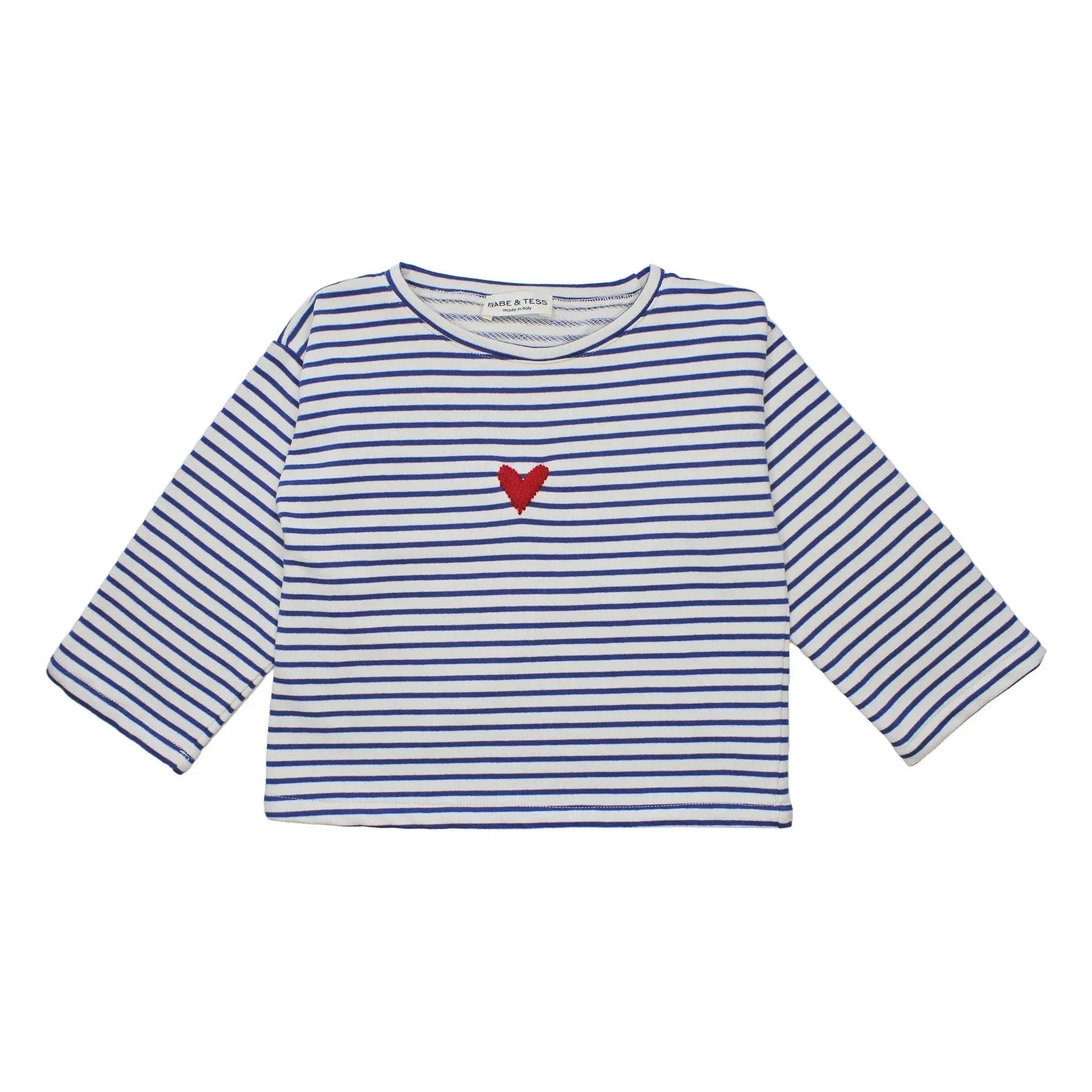 Babe & Tess - Teresa Heart Jersey | Azul marino
