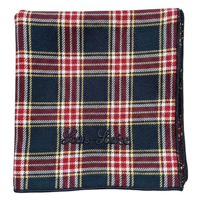 Louis Louise - Pañuelo Sissi Tartan | Azul oscuro