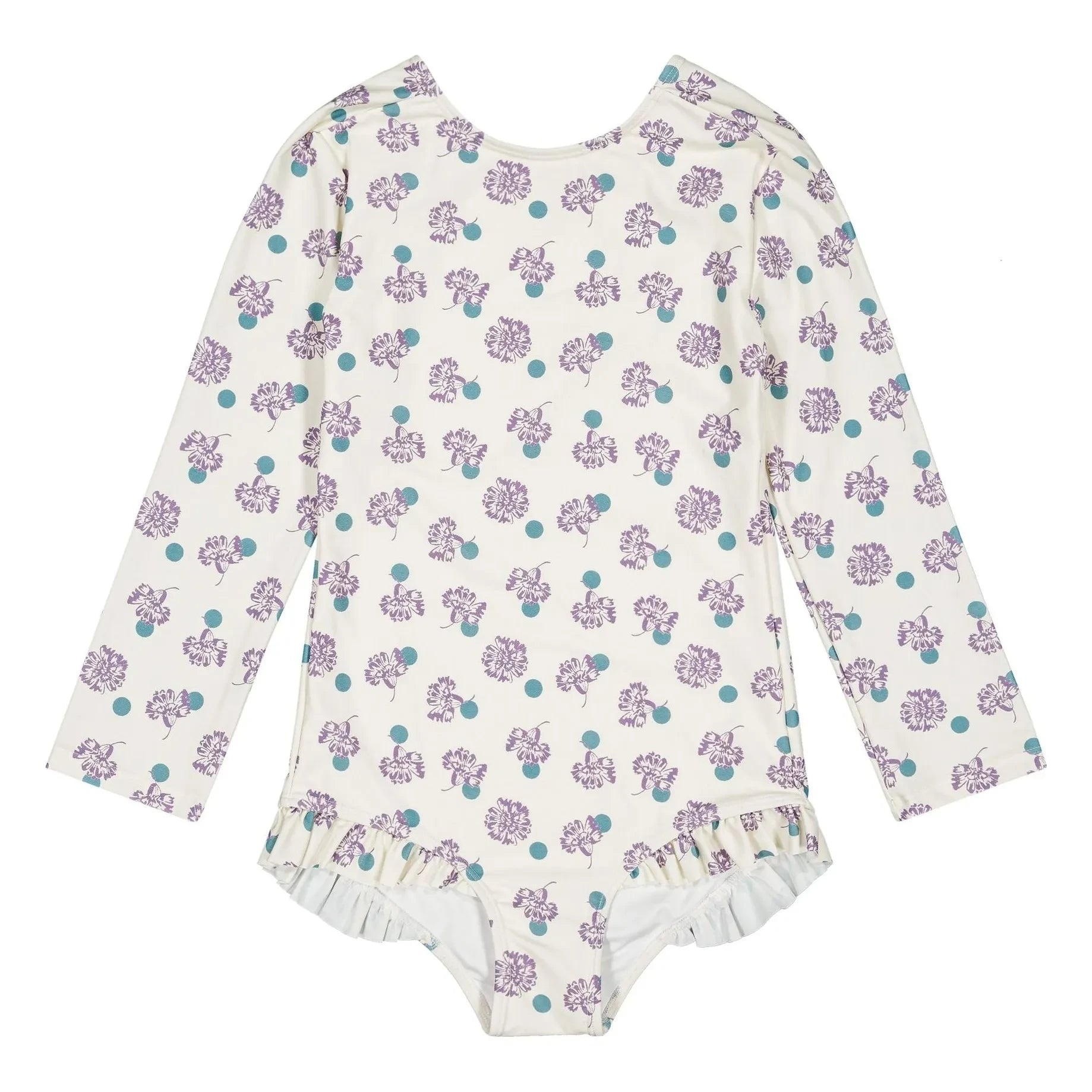Soor Ploom - Bañador Mayes de Flores con Fibras Recicladas | Blanco