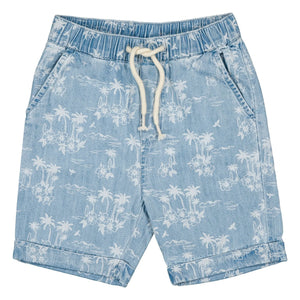 Louis Louise - Bermudas vaqueras Soho Hawaii | Azul Claro