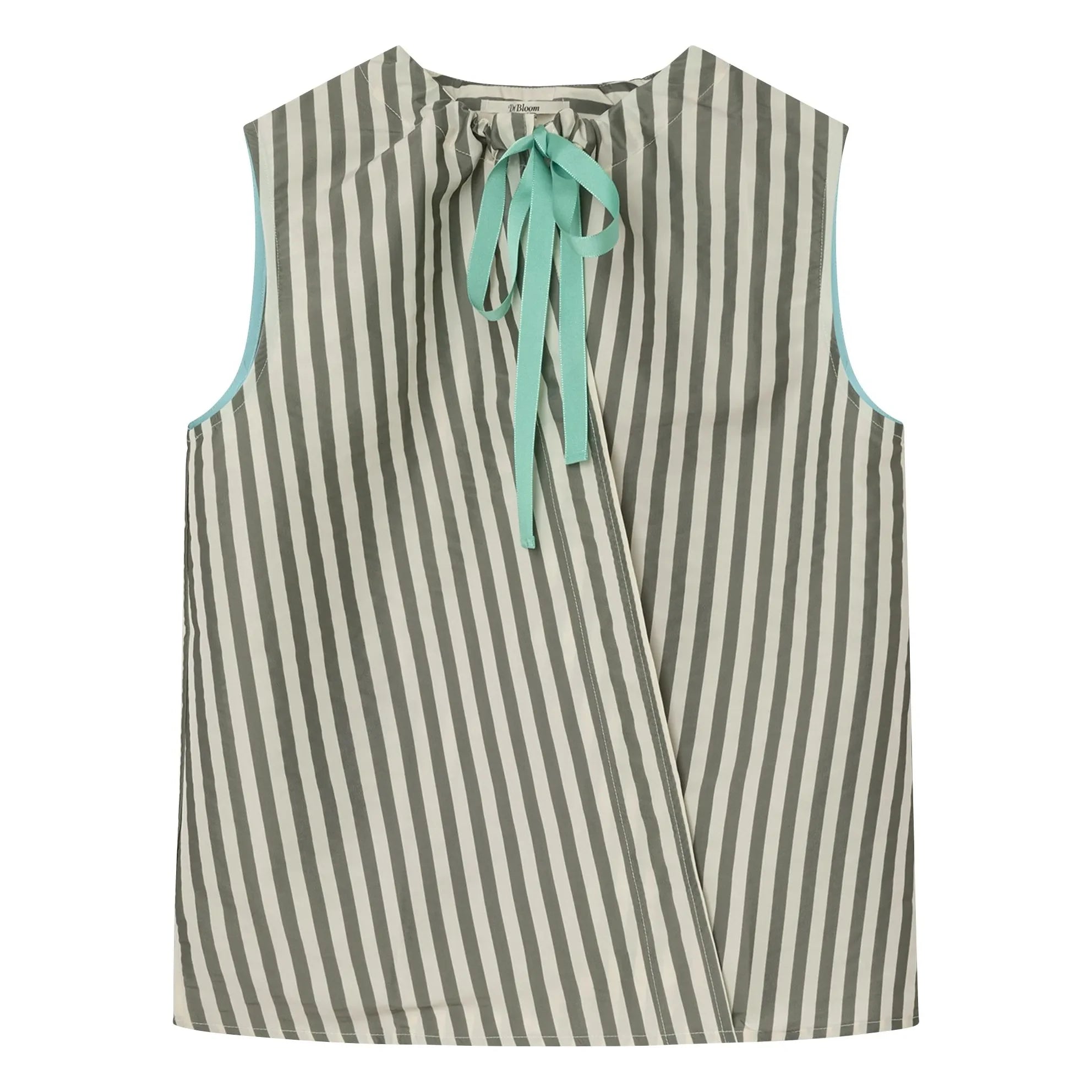 Dr Bloom - Blusa de rayas de menta | Caqui