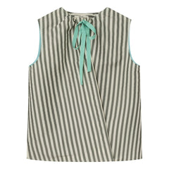 Dr Bloom - Blusa de rayas de menta | Caqui