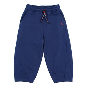 Búho - Pantalón de chándal con cordón de algodón orgánico | Azul marino
