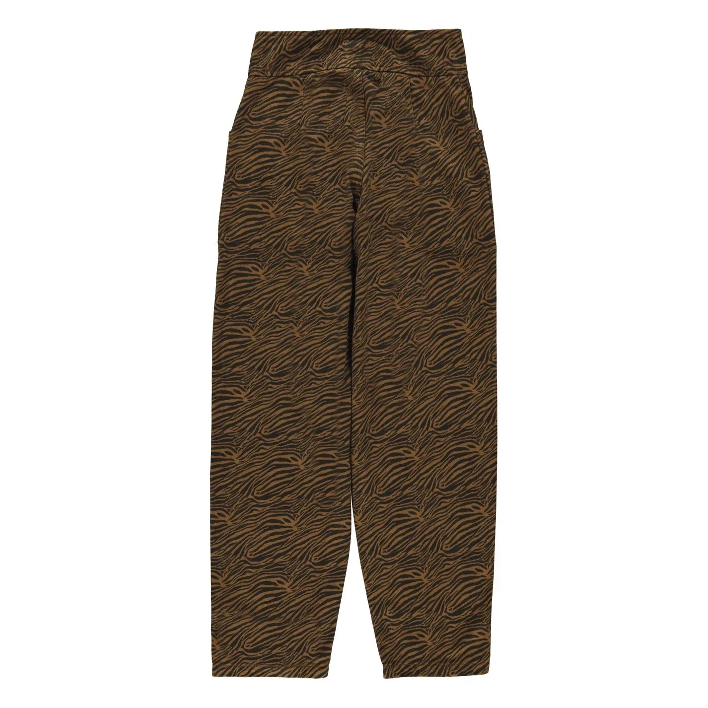 Sisters Department - Pantalones Cebra de Algodón | Marrón