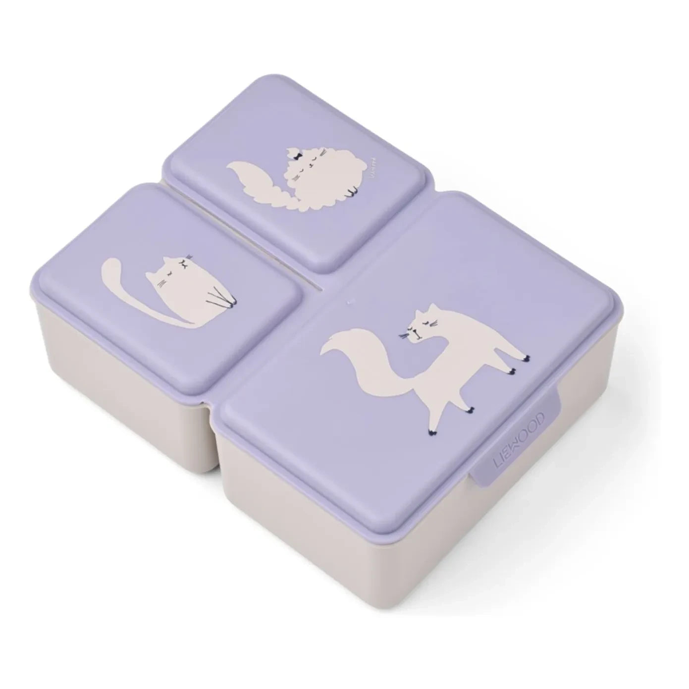 Liewood - Driss Beslenme Kutusu | Cat/Warm lilac