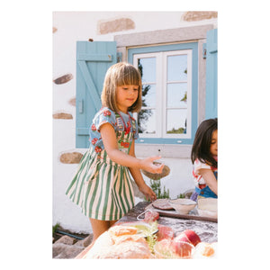 Favorite People - Vestido Peto Fragola Rayado | Verde